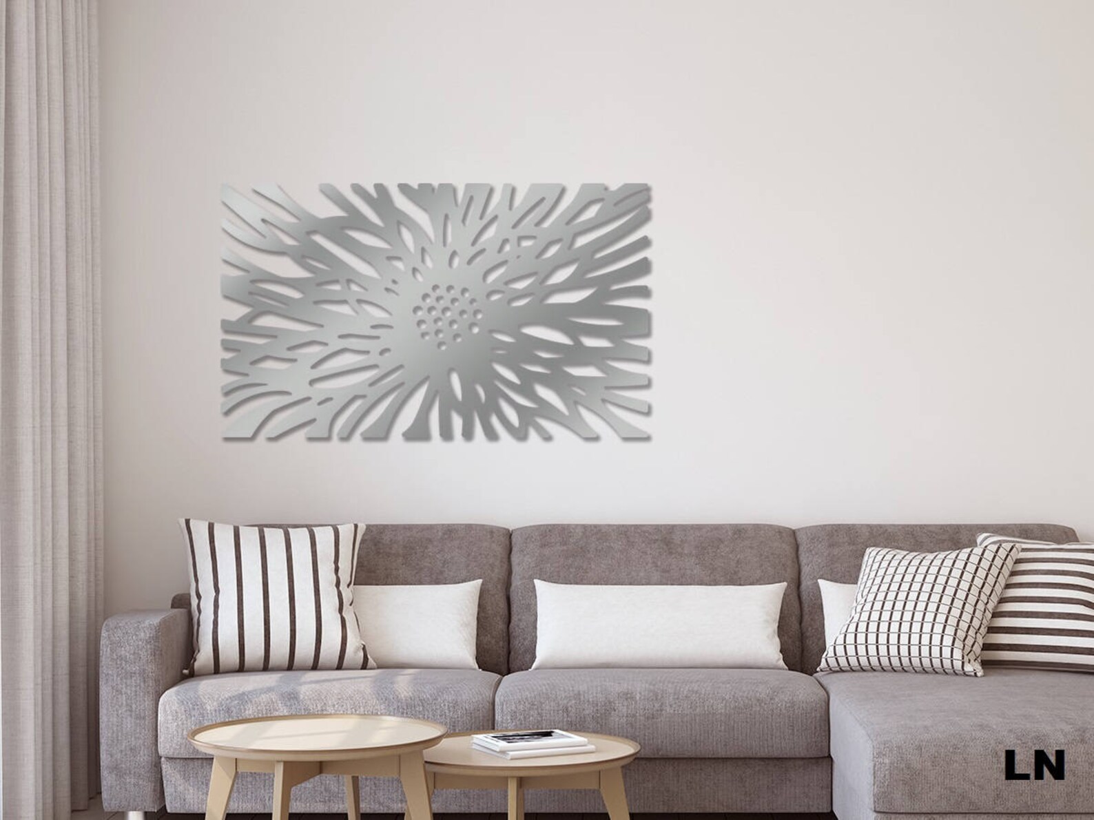 Laser Cut Metal Decorative Wall Art Panel Sculpture for Home Etsy