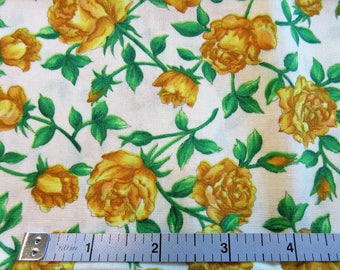 Fasco Quilt/Craft Fabric - "Garden Treasures by Barbara Tourtillotte - Vintage - Floral- 1/2 Yd.