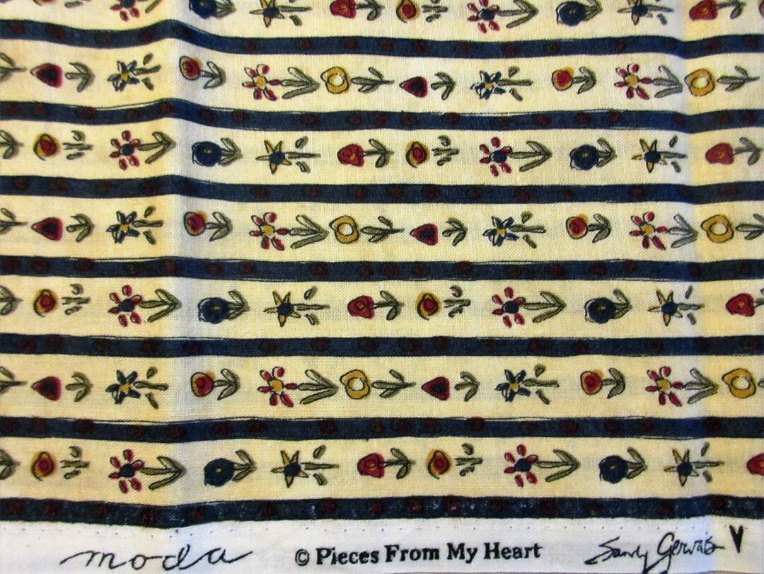 Moda "pieces From My Heart" by Sandy Gervais Quilt/craft Fabric ...