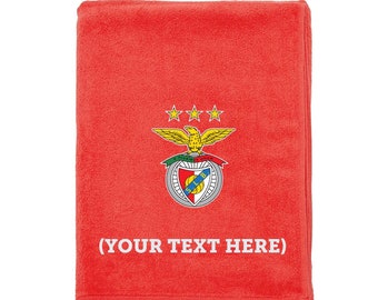 Red Beach Towel 100x180 - Benfica Stars