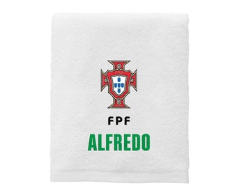 White Bath Towel 70x140 - Seleção Nacional - FPF