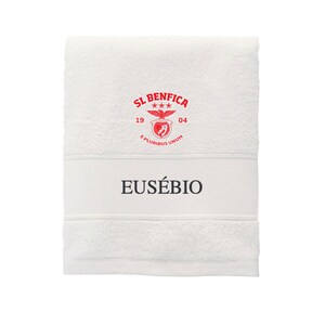 Benfica SLB Pluribus Black Black Bath Towel 100x150