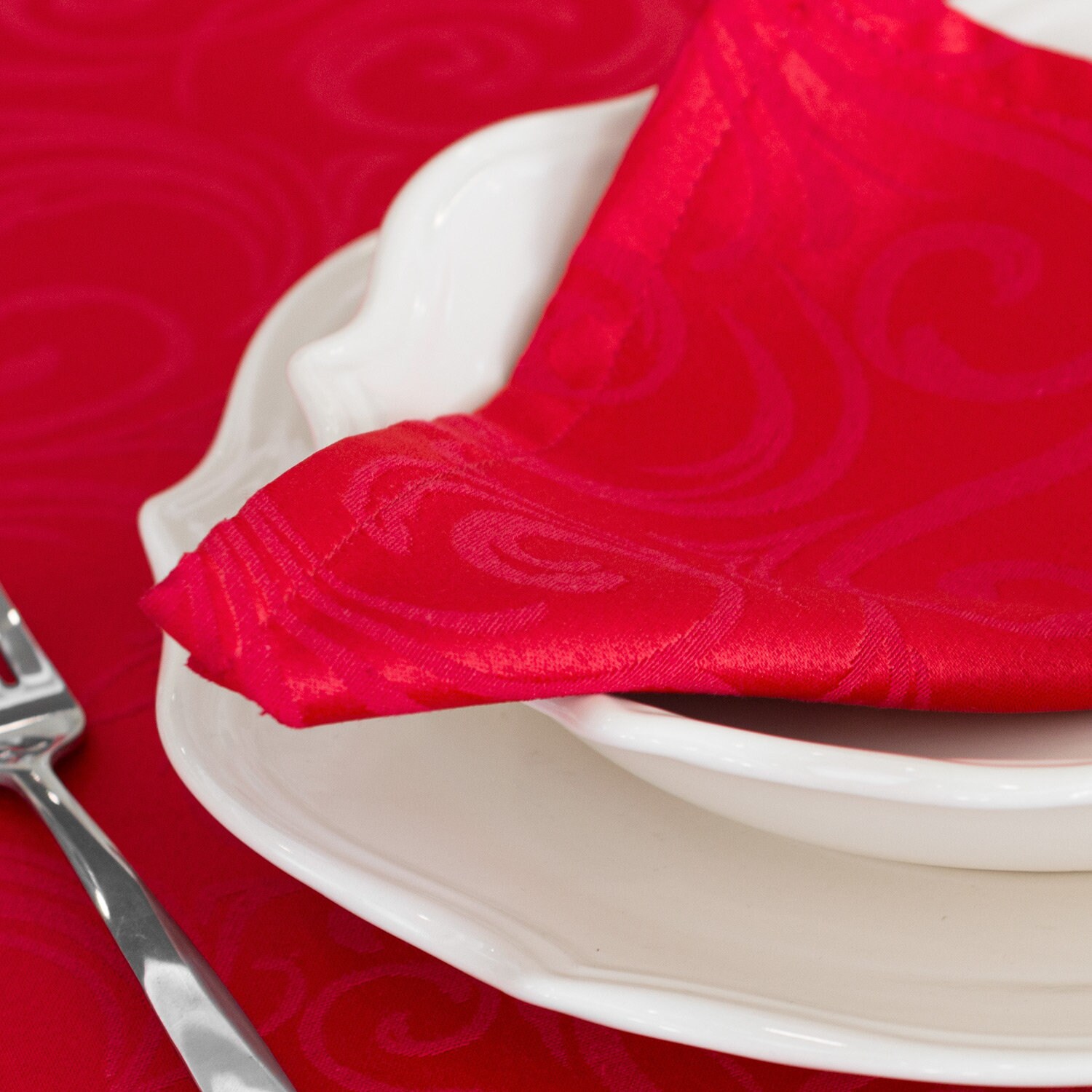 Luxury Red Table Placemat Anti Stain Proof Resistant Pack Etsy Australia