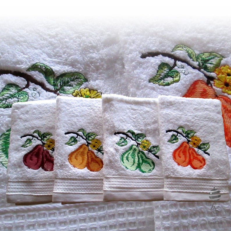 Pack Kitchen Tea Towels / Dish Cloths 100 Cotton 50cm x Etsy