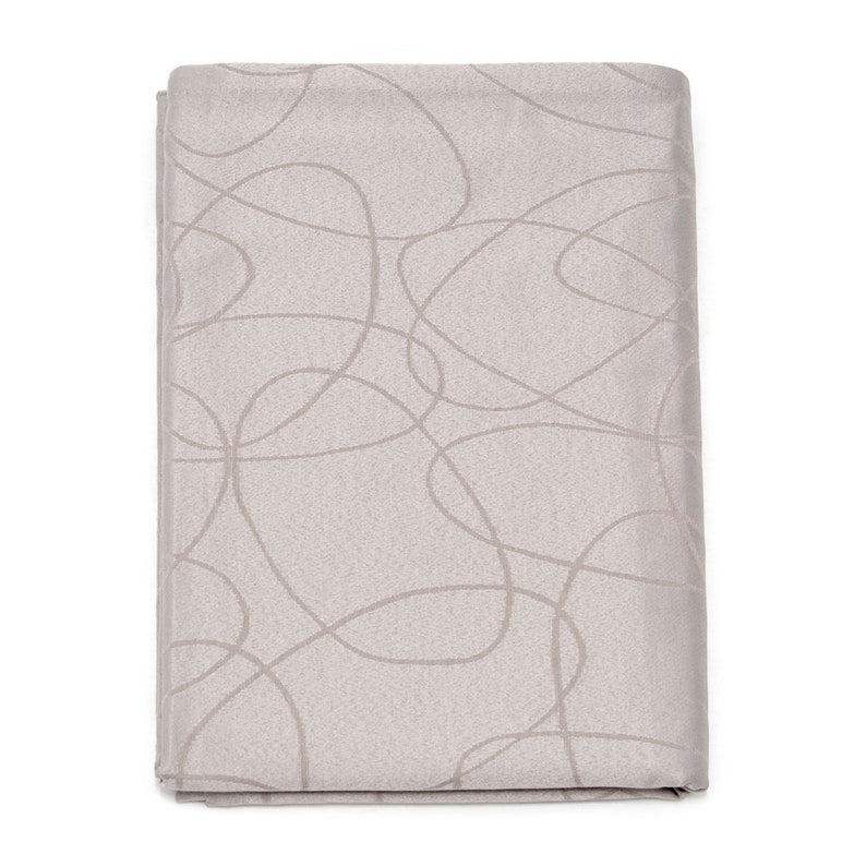 Pack of 2 units Anti Stain Proof Resistant Ref Luxury Silver Table Runner Large hem Lines