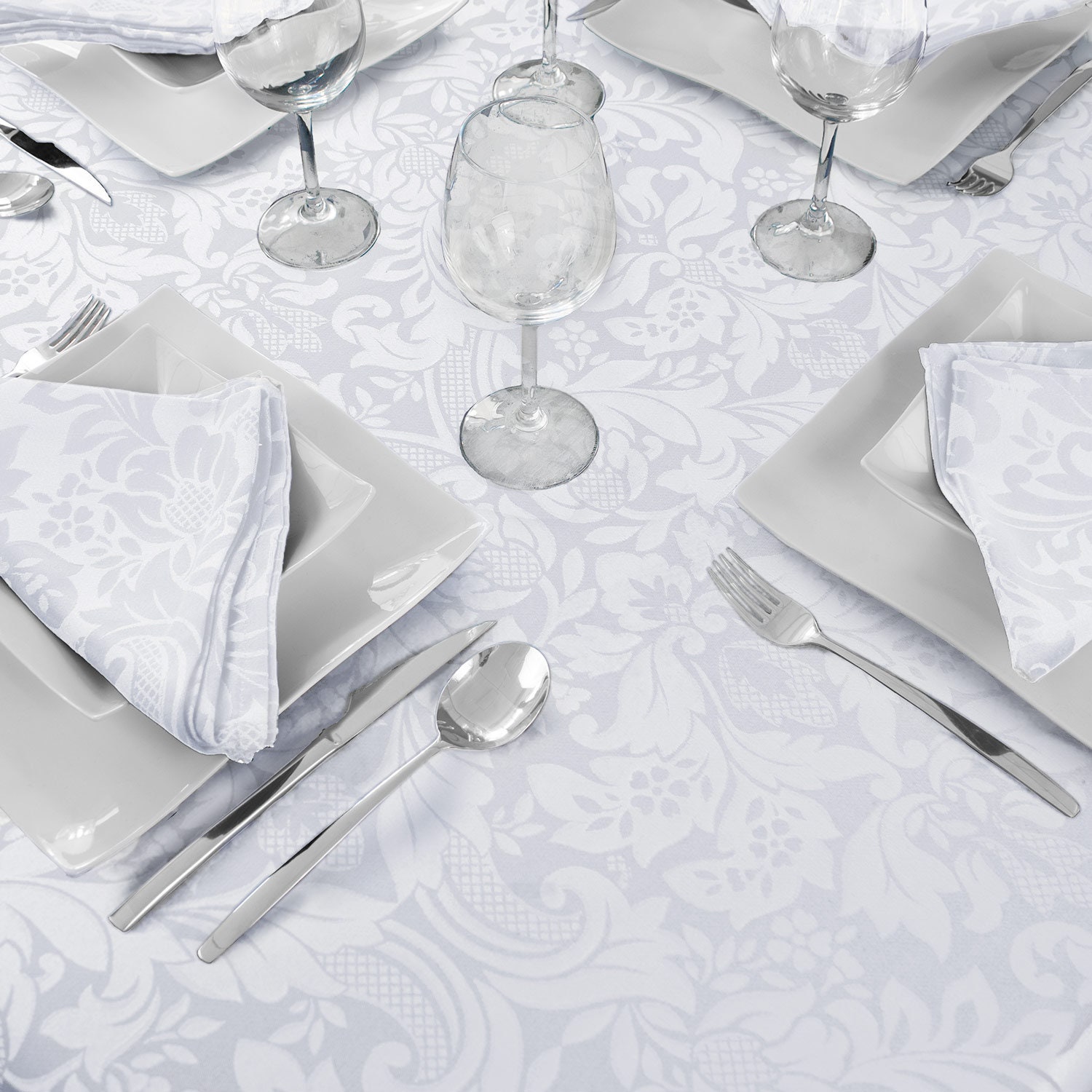 Set 6 Tovaglioli Antimacchia Toscani - 40x40cm, No Stiro, Tessuto Idrorepellente, Rosa Antico - Foto 4