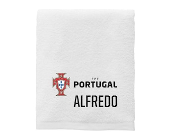 White Bath Towel 70x140 - Seleção Nacional - FPF Portugal