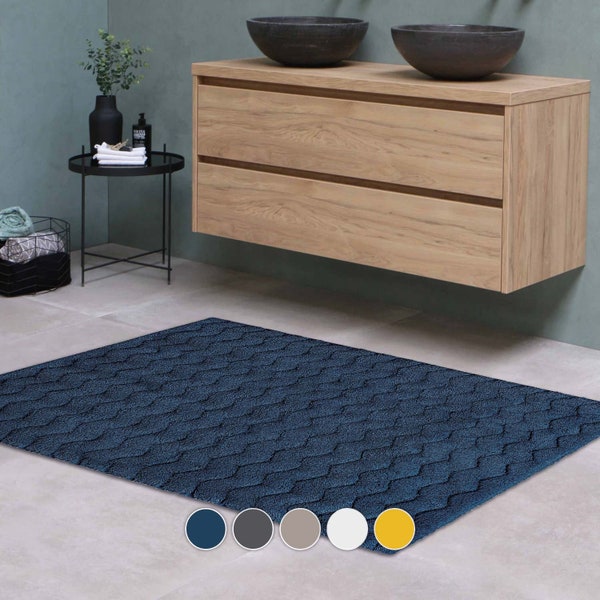 Tapis de bain chevron