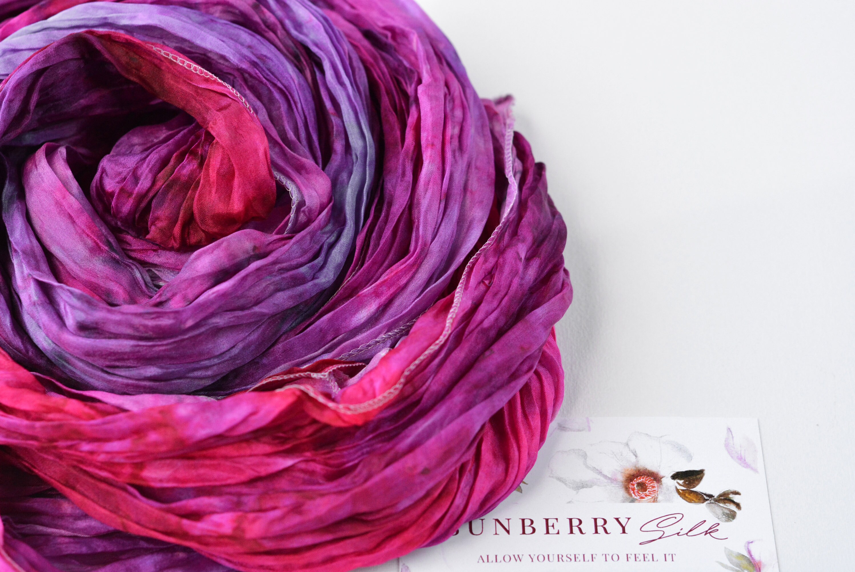Pink silk scarf for women 12th anniversary gift | Etsy