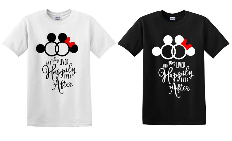 disney newlywed shirts