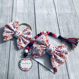 Gobble Gobble big bow Headband | Turkey | Thanksgiving Headband | Holiday's | Headbands |