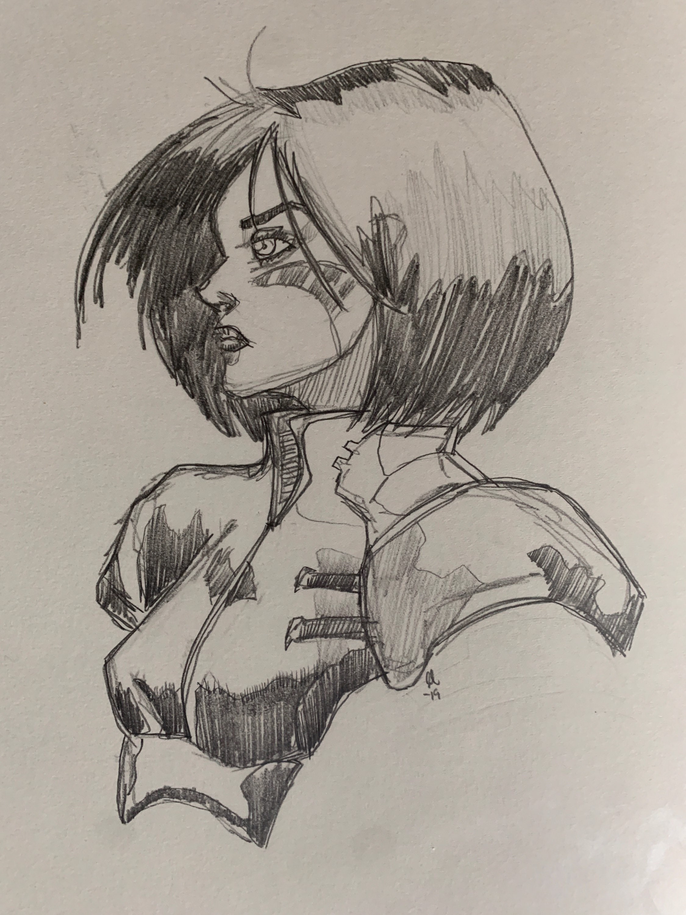1280x2120 Alita Battle Angel Sketch Art 4k iPhone 6 HD 4k Wallpapers  Images Backgrounds Photos and Pictures