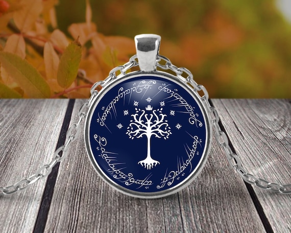 White Tree of Gondor Necklace Etsy