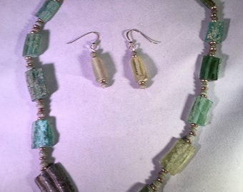 Ancient Roman Glass Necklace Set