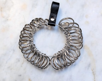 UK Ring Sizer Stick Metal Mandrel With 27 Finger Gauge Measuring Tool Jewellery - Foto 3