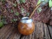 Argentina ,Mate Calabaza Gourd, Yerba Tea With Straw ,Bombilla , Color Brown Natural  Mate,  Birthday, Hand Carved Brown 
