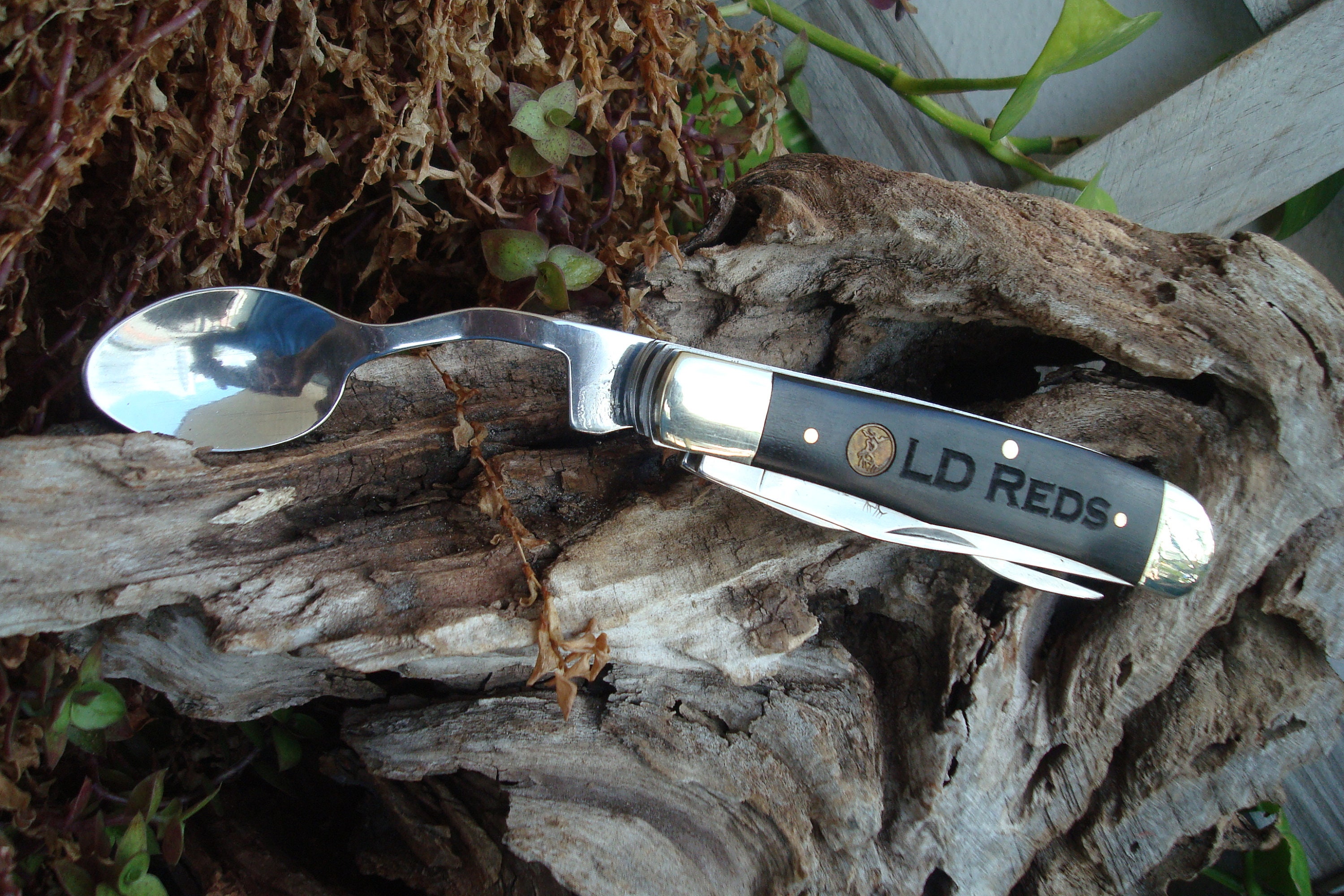 Personalized Hobo Pocket Knife Fork Spoon & Bottle Opener Etsy