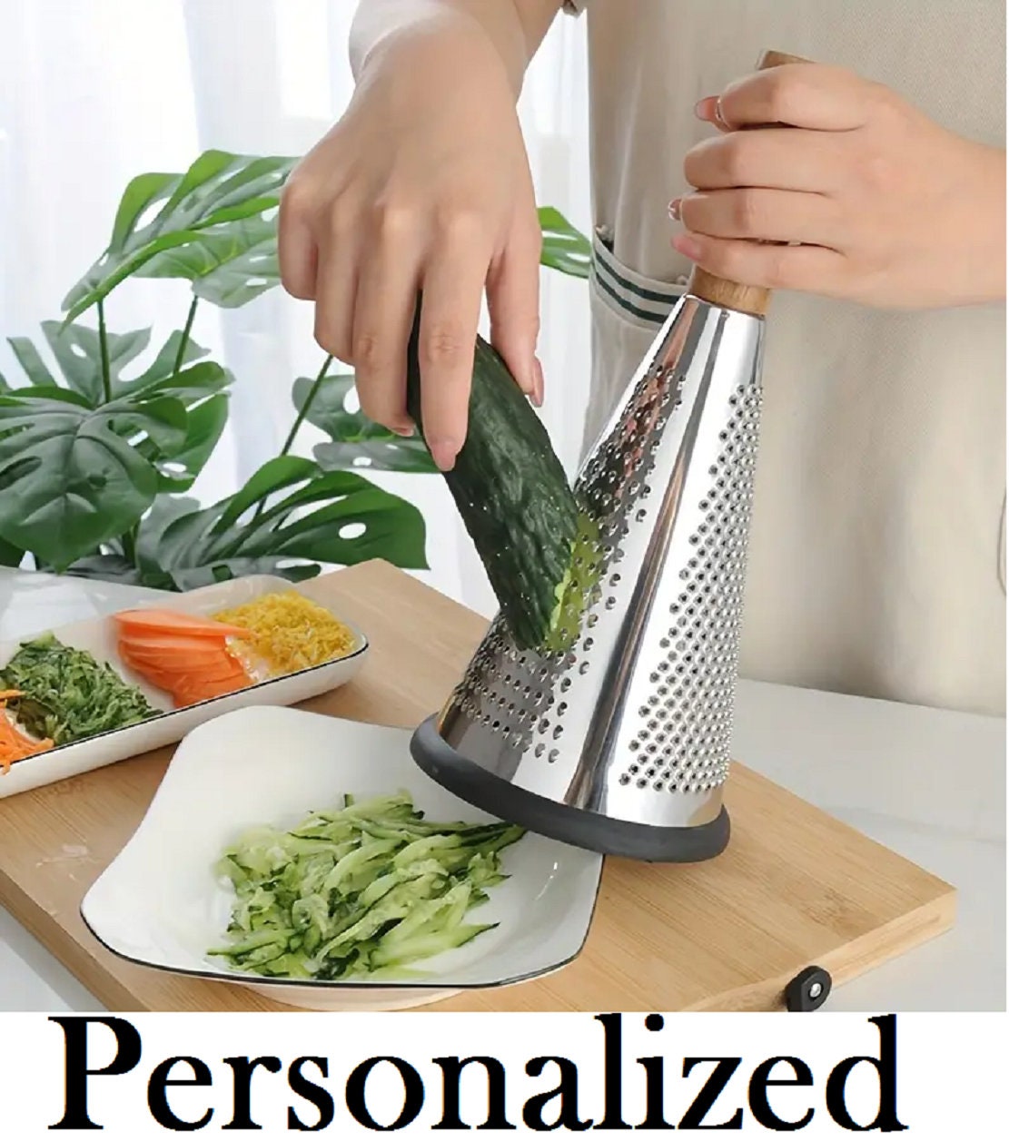 Cheese Grater - Stainless Steel Cheese Grater With Wood Container Hand  Grater Mini Grater Shredder Zester Grater Box Graters for Kitchen