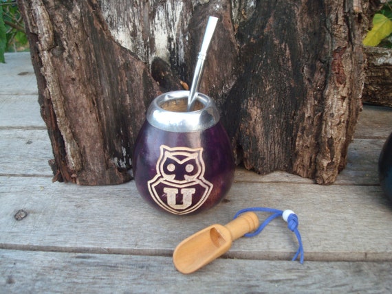 Mates De La U De Chile Con Bombilla De Regalo Mates De La U De Chile Con Bombilla De Regalo