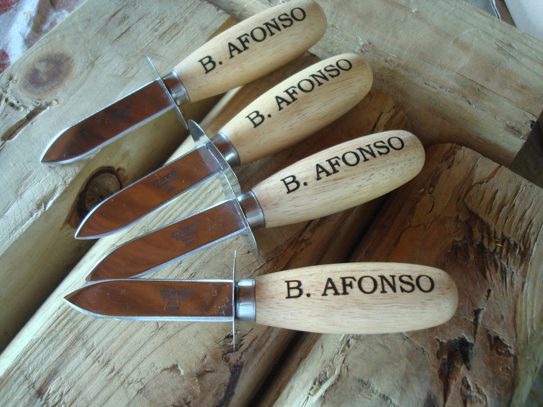 Set 4 Personalized Oyster/clam Knife Oyster Knifes, Custom Engraved