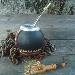 Paille en acier avec filtre amovible pour yerba maté, thé en vrac