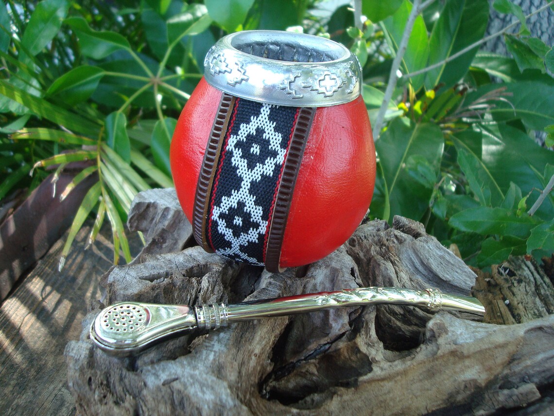 Personalized Mate Straw Argentina Mate GOURD With Straw Etsy