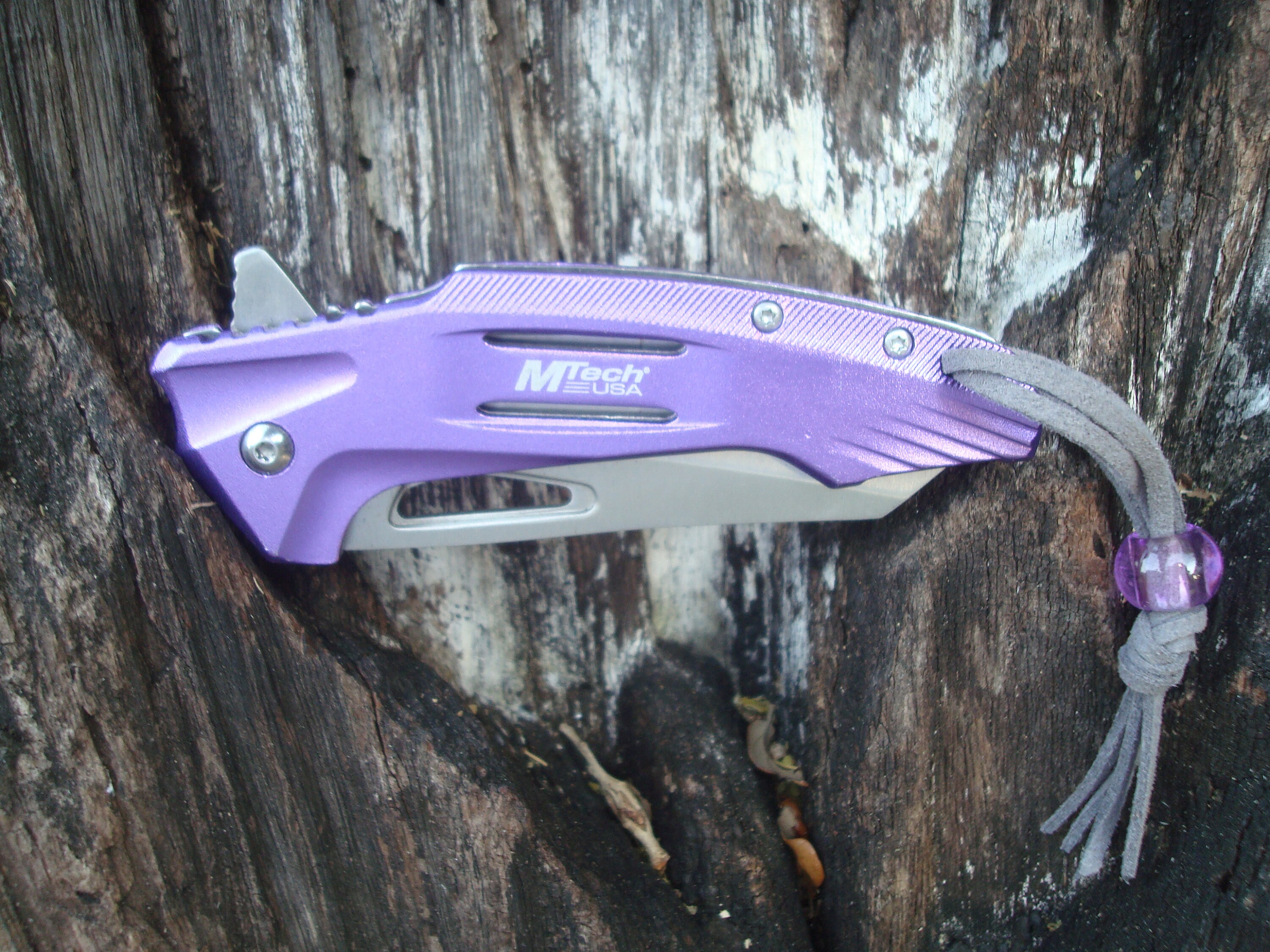 Collectible Pocket Knife Leather Cord Gray for Hanging Etsy