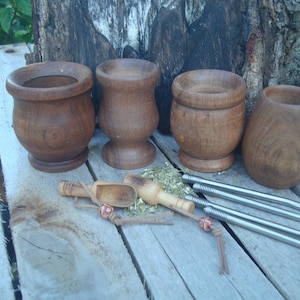 Personalized  Mate Algarrobo Argentino - Mate Custom, Wood Mate, Yerba Mate,  Gift  Uruguay - Mate Cup + Straw -Bombilla + BONUS SPOON Wood