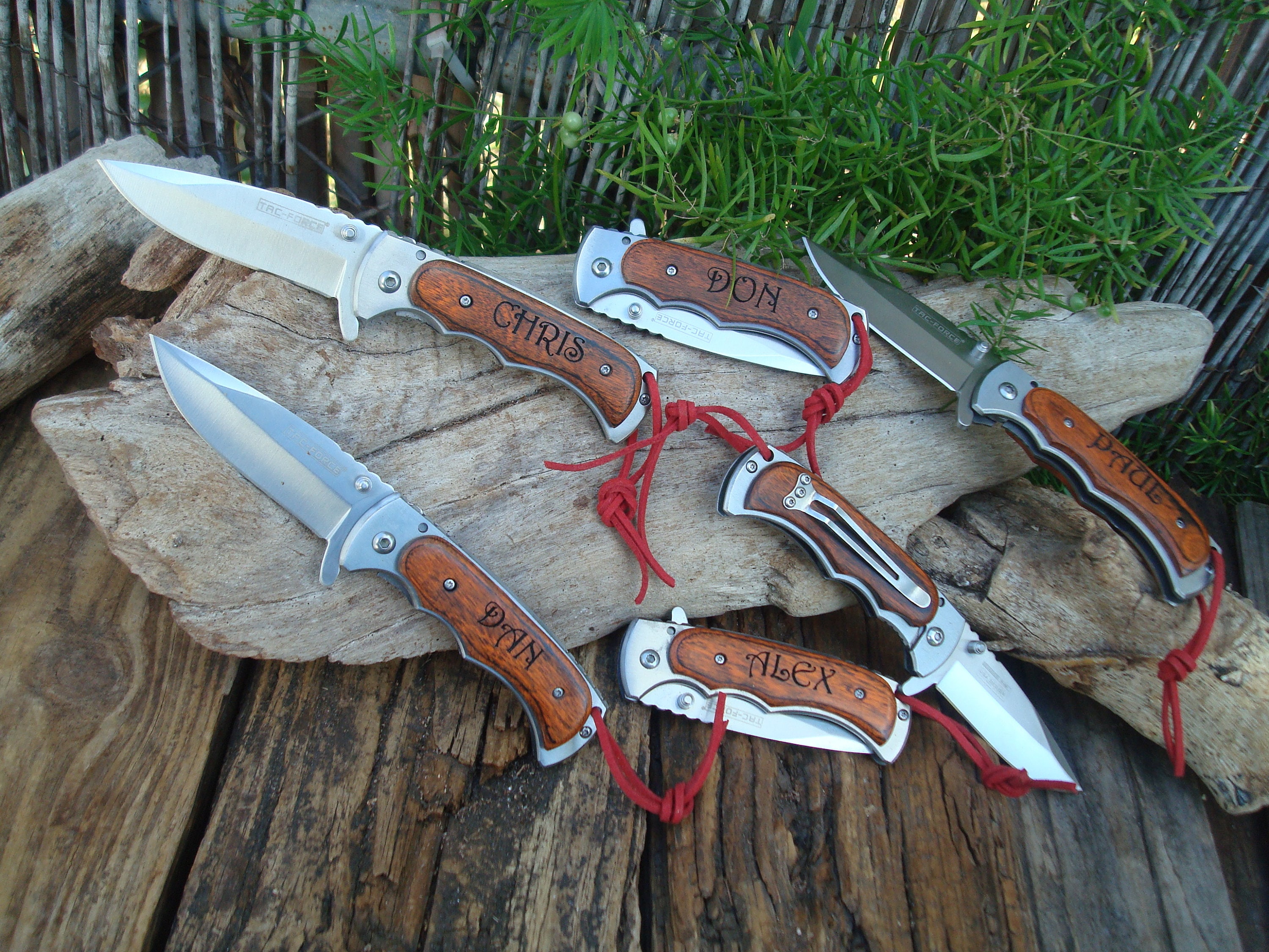 Set Of 10 Personalized Knives Engraved Knives T Best Etsy