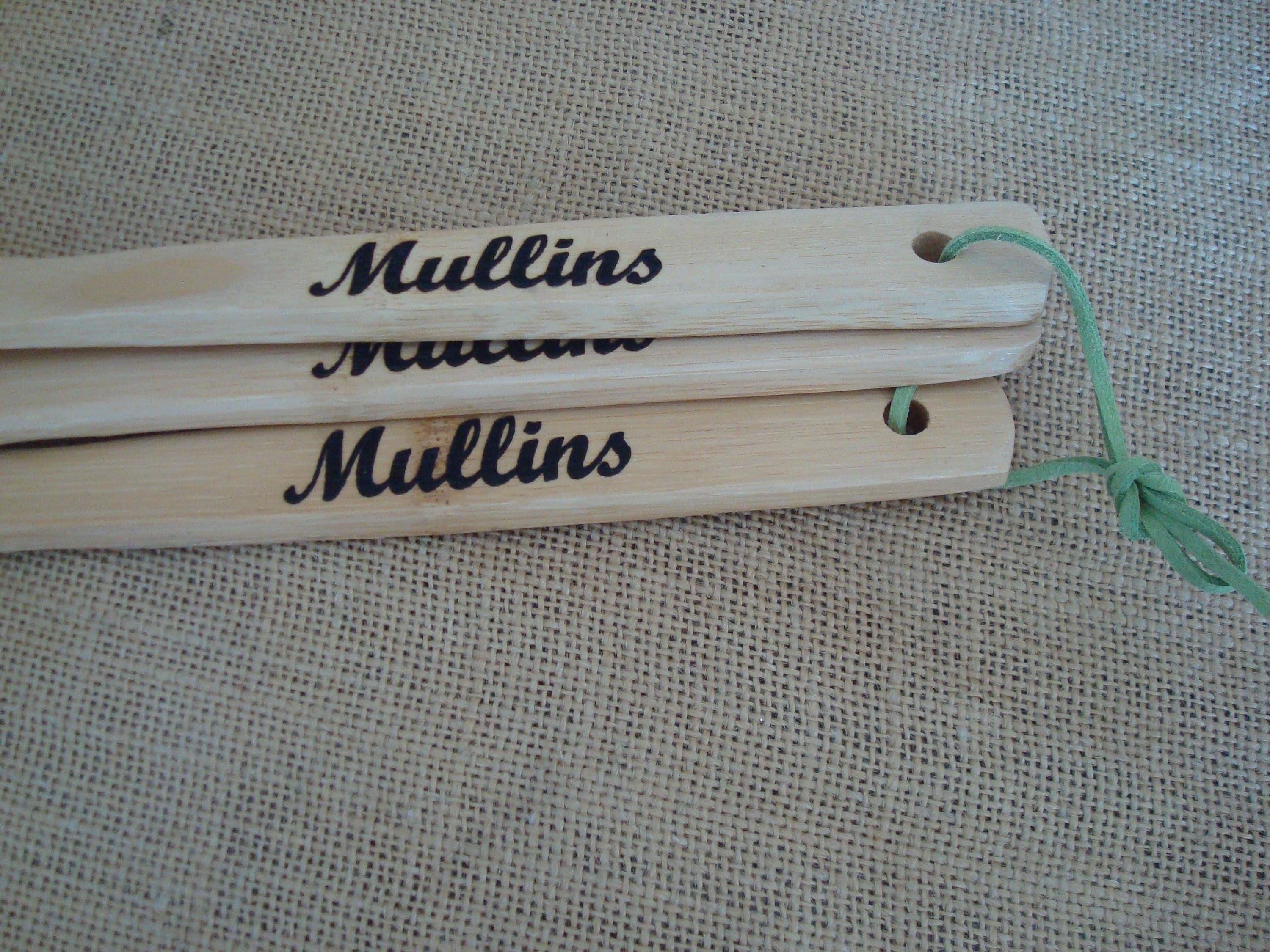3 Personalized Spatulas Custom Engraved 12 Bamboo Etsy