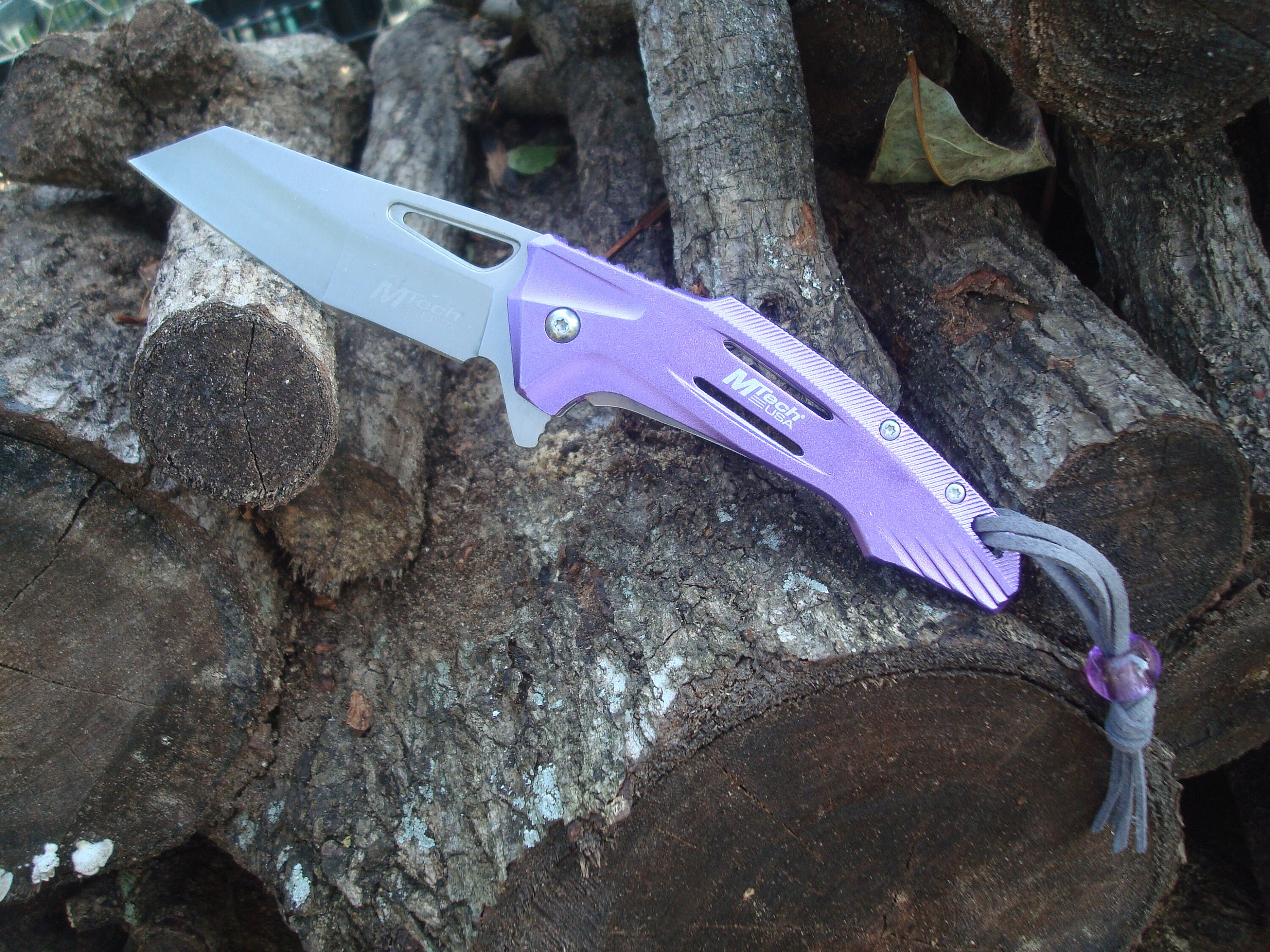 Collectible Pocket Knife Leather Cord Gray for Hanging Etsy