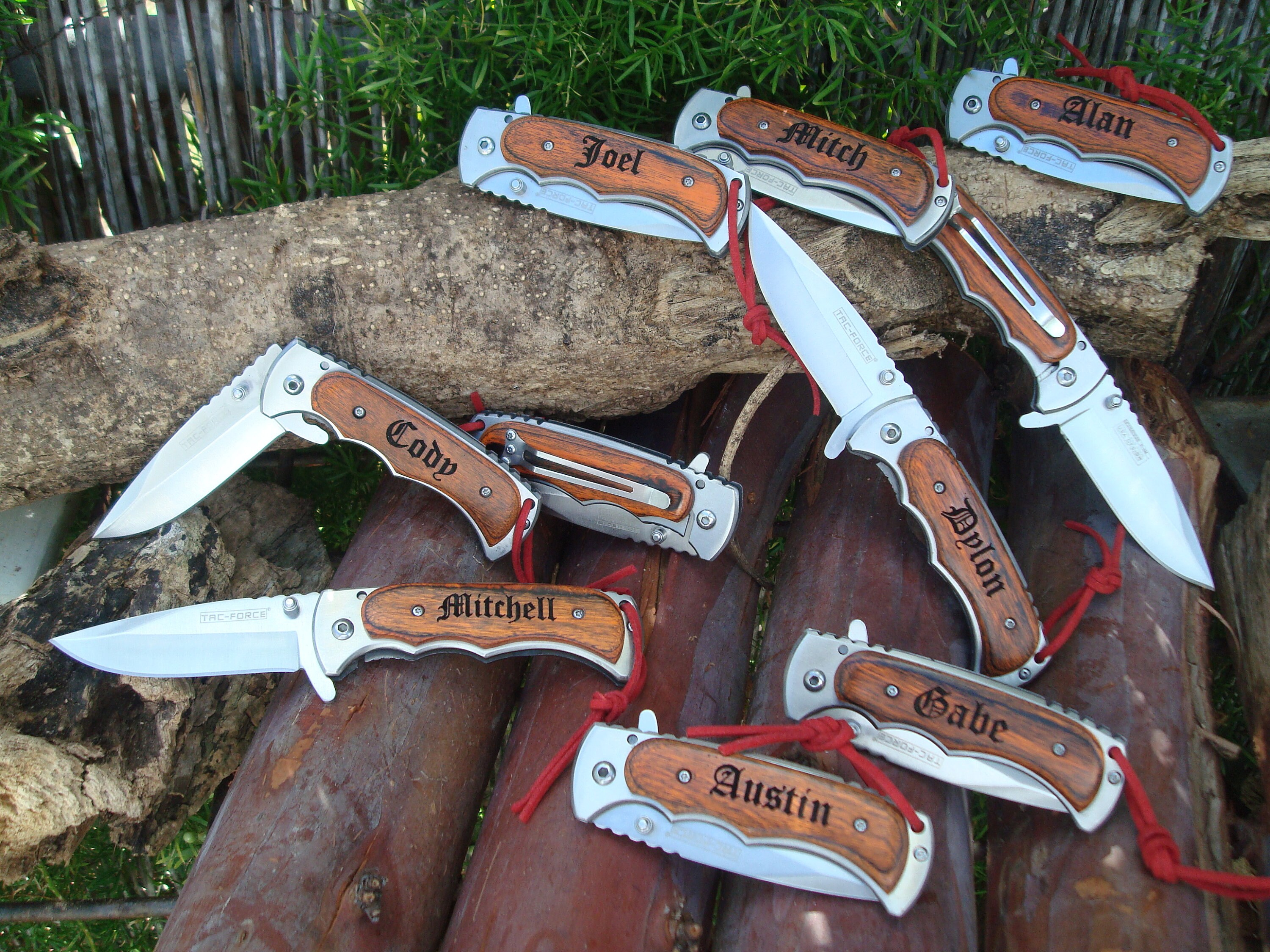 Set of 10 Personalized Knives Engraved Knives Gift Best Etsy