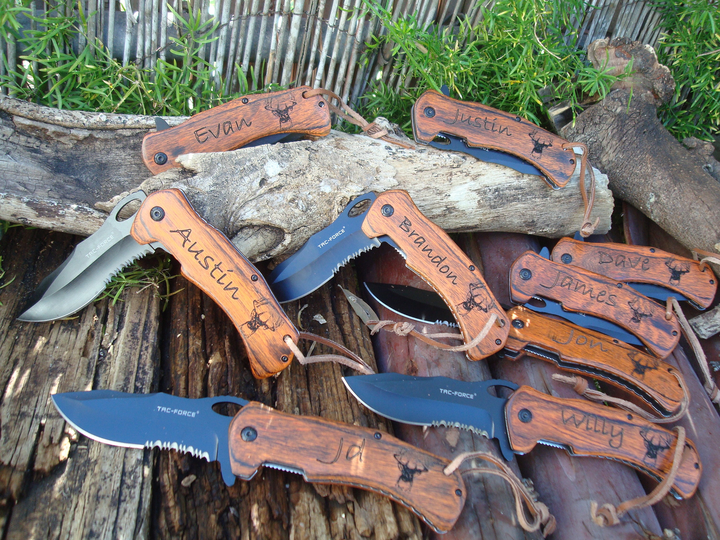 Personalized Knife Logo Animals Pocket Knife Custom Etsy