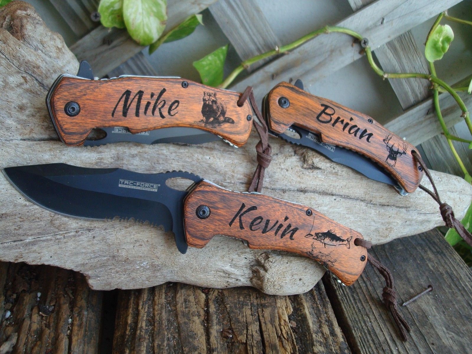 Personalized Knife Logo Animals Pocket Knife Custom Etsy
