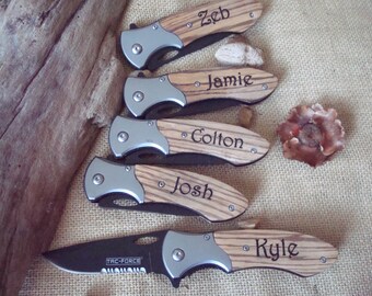 Gravur Taschenmesser/Lasergravur, Personalisiertes Messer, Hochzeitsmesser, Jubiläumsgeschenk, BräutigamMesser, Bestes Mann Messer 876