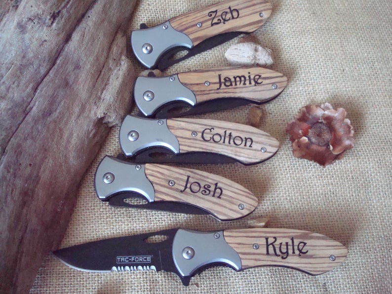 Personalized Engraved Pocket Knife/laser Engraved Etsy