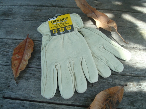 Personalized Leather Gloves, Grain Pigskin Leather brand FIRM GRIP