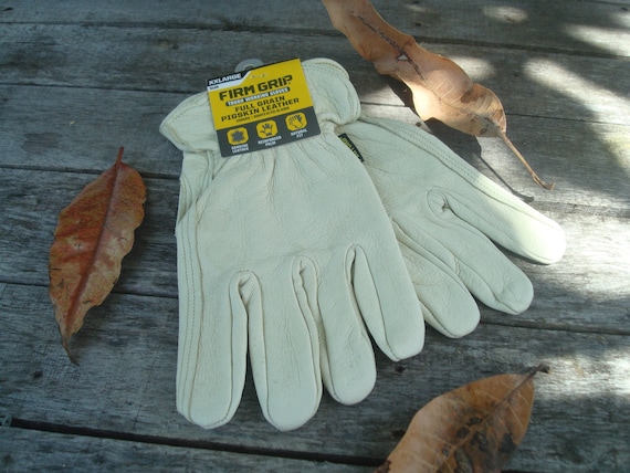 Pigskin Leather Work Gloves, Large