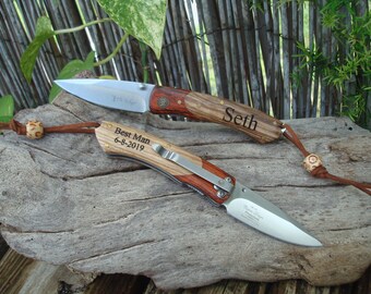 Personalized  Knife , Hunting Knife, Best Man, Fathers Day, Custom Camping Knives, Groomsman Knife, Engraved Knife FREE SHIPPING  301