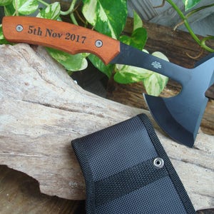Groomsmen Gift Ideas, Engraved Hatchets, Personalized Axes, Wedding ...