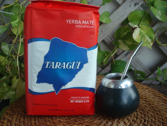 Yerba Mate TARAGUI, 1 kg 2,2 libbre, dall'Argentina, Mate Calabaza