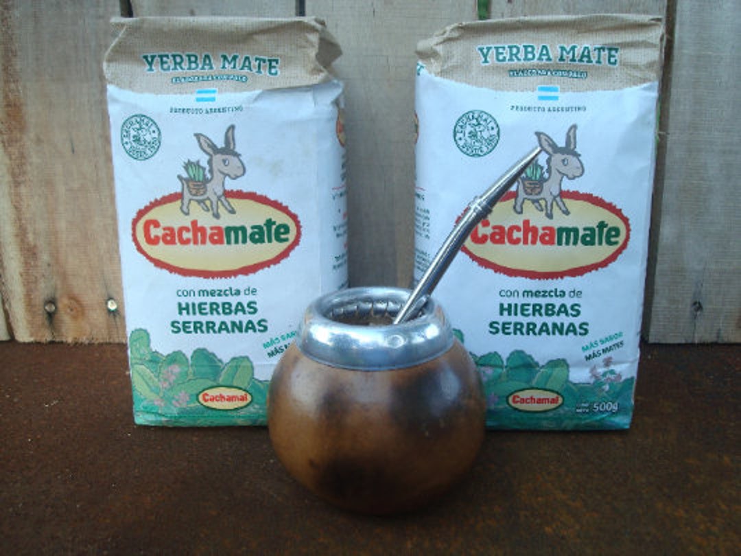 Yerba Mate Cachamate 500 g Argentina Green Tea Loose Bag Blend 1.1 Lb  Herbal New