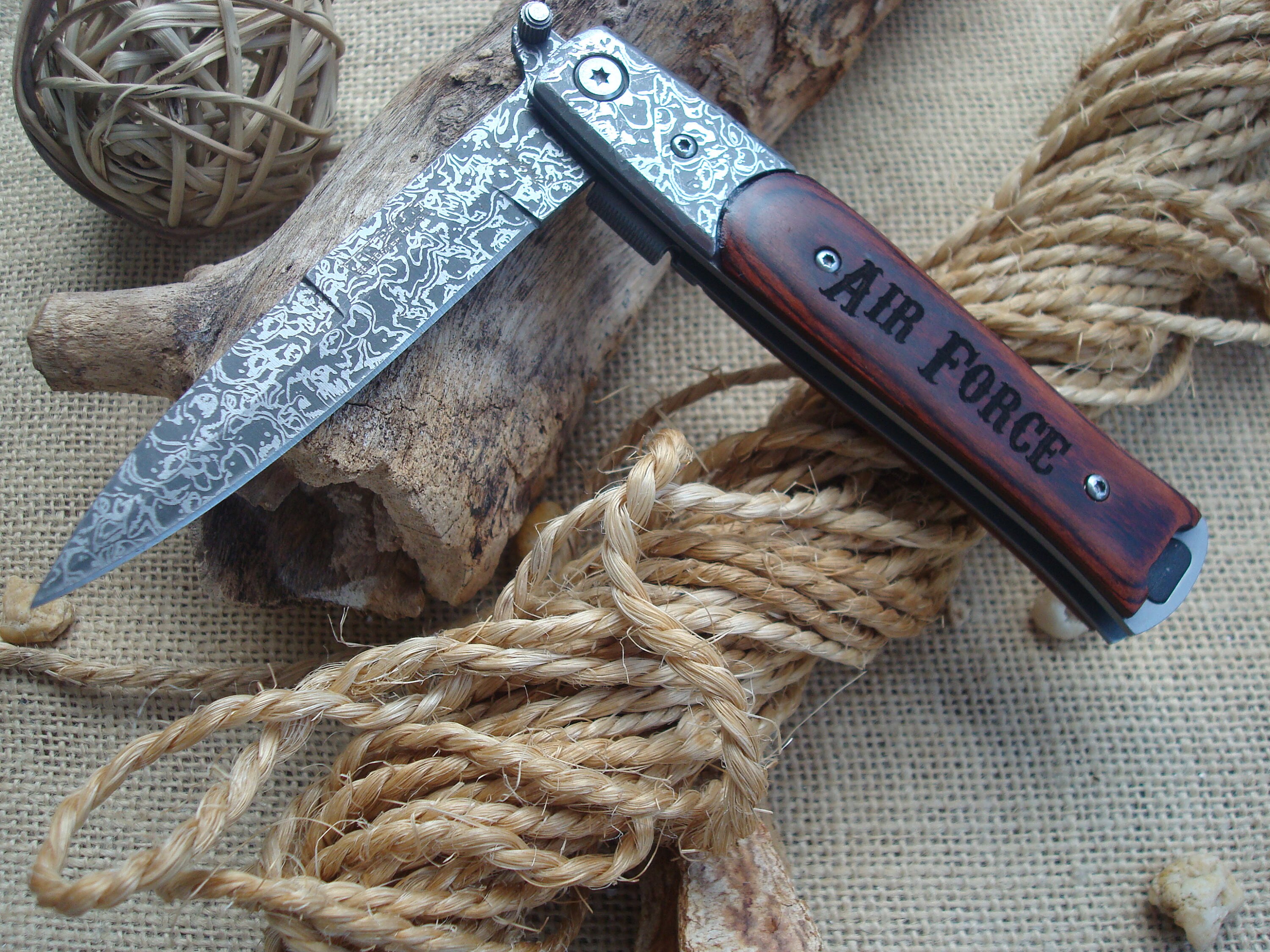 Personalized Knife Tactical Personalized Engraved Knives Etsy