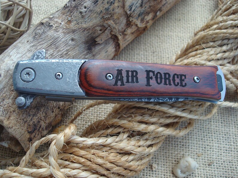 Personalized Knife Tactical Personalized Engraved Knives Etsy