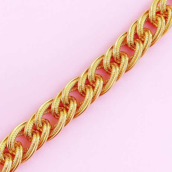 Gilded Chain Link Toggle Bracelet By Anne Klein, … - image 3