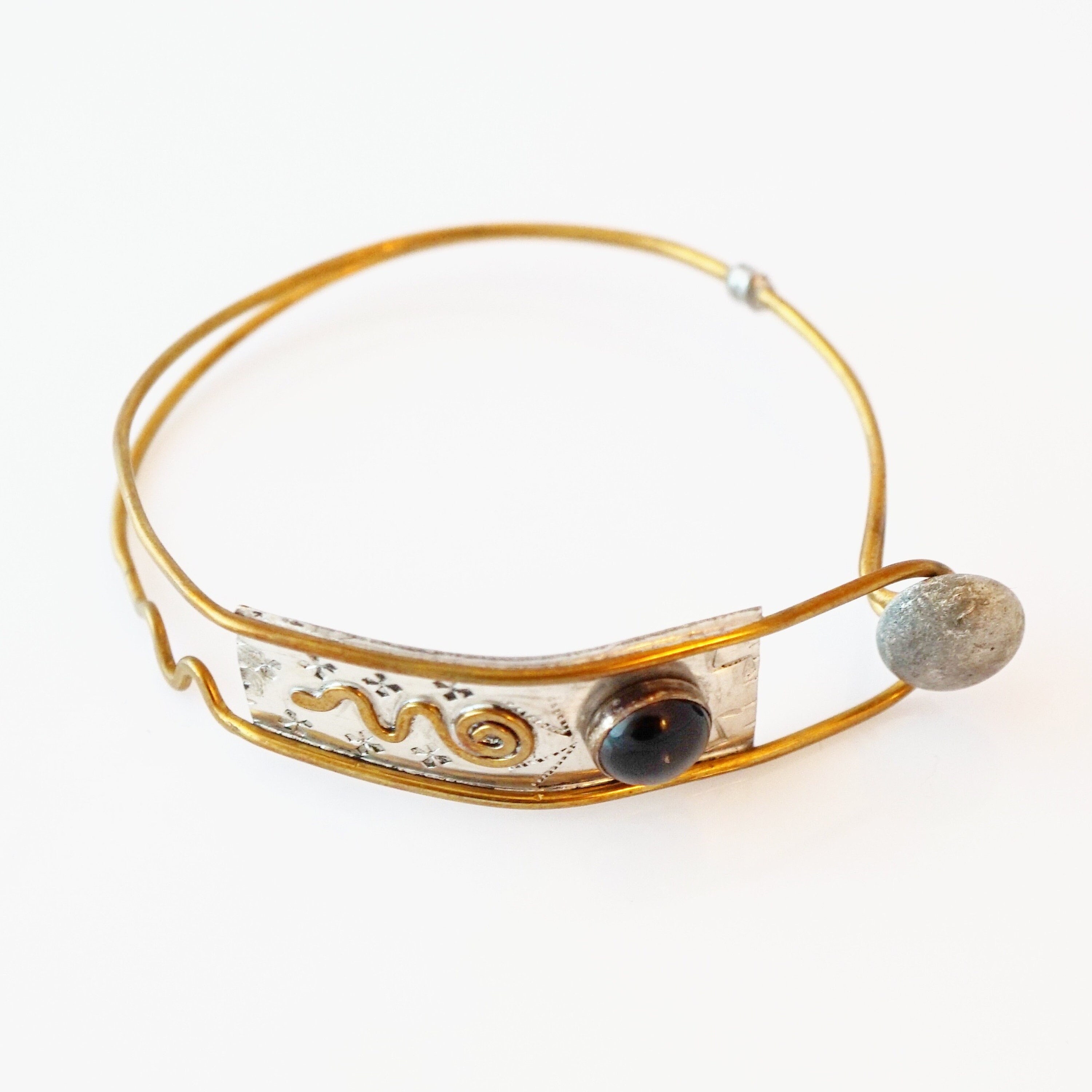 ブレスレット STONEHENgE Connection 14K bangle bracelet Designer fashion, Seoul-fully created | W Concept