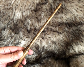 Hand made cherry wood wand, hand turned cherry wand, hardwood cherry wand, cherry wand, witch wand, wizard wand, magic wand, magic