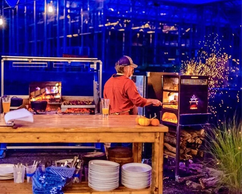 Wooden Rustic Kitchen Island Table Industrial Kitchen Island Etsy