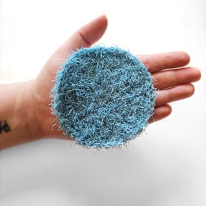 LARGE Exfoliating Makeup Remover Scrubby - Crochet Handmade, Reusable, Ecofriendly - Assorted Colors