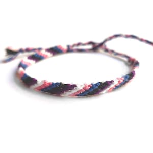 Galaxy Freundschafts Armband - Handgemachtes gewebtes Fußkettchen
